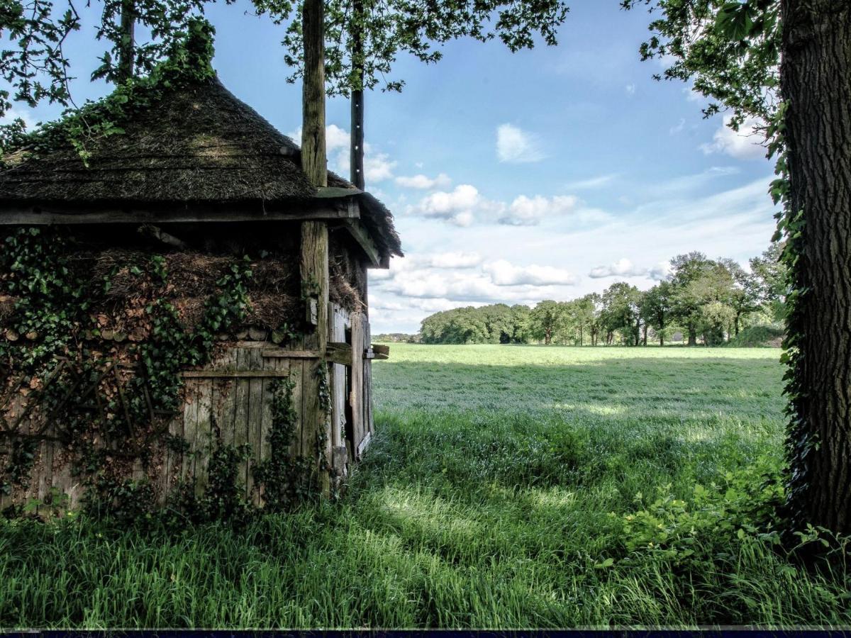 Staying In A Thatched Barn With Box Bed Beautiful View Region Achterhoek Geesteren  Kültér fotó